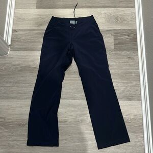 Athleta thermal Navy pants size 0